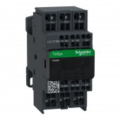 LC1D183B7; Контактор IEC, TeSys Deca, нереверсивный, 18 А, 10 л.с. при 480 В переменного тока, 3 фазы, 3 полюса, 3 НО, катушка 24 В переменного тока, 50/60 Гц, открытого типа