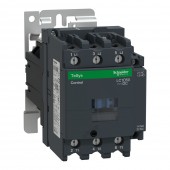 LC1D50BD; Контактор IEC, TeSys D, нереверсивный, 50 А, 40 л.с. при 480 В переменного тока, до 100 кА SCCR, 3 фазы, 3 НО, катушка 24 В постоянного тока, разомкнутый