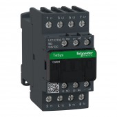 LC1DT32BD; Контактор IEC, TeSys Deca, нереверсивный, 32 А, резистивный, 4 полюса, 4 НО, катушка 24 В постоянного тока, открытого типа