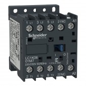 LC1K0901F7; Контактор, TeSys K, 3P, AC-3, lt или eq до 440 В 9A, 1 NC вспом., катушка 110 В переменного тока