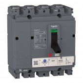 LV510346; Автоматический выключатель EasyPact CVS100F, 36 кА при 415 В переменного тока, номинал 80 А, термомагнитный расцепитель TM-D, 4P 3d