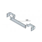 GD6006; DIN-рейка и крепежные кронштейны (25 мод.) L = 600 мм для шкафов SR
