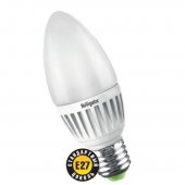 Лампа светодиодная LED 5вт E27 белый матовая свеча (94483 NLL-P-C37); 18864