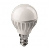 Лампа светодиодная LED 6вт E14 белый матовый шар ОНЛАЙТ (71644 ОLL-G45); 19211