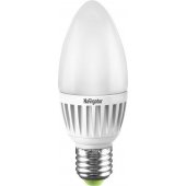 Лампа светодиодная LED 5вт E27 теплая матовая (свеча) (94394 NLL-C37); 18307