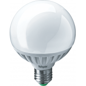 Лампа светодиодная LED 12вт E27 теплый (шар) (94147 NLL-G95); 18254