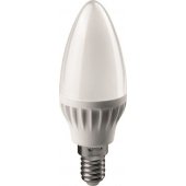 Лампа светодиодная LED 6вт E14 теплый матовая свеча ОНЛАЙТ (71628 ОLL-C37); 19206