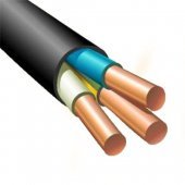 Силовой кабель ВВГнг(А)-FRLS 3х1.5 (N.PE)-0.660 однопроволочный|PLFR1030105130000000 Nexans