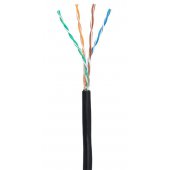 NETLAN U/UTP 4 pair, Категория 5е, внешний, PE -40C (EC-UU004-5E-PE-BK) кабель витая пара (LAN) для структурированных систем связи