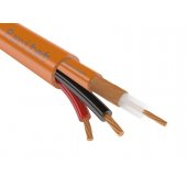 КВК-П-2 нг(A)-HF 2х0.75 кабель комбинированный для систем видеонаблюдения с оболочкой из безгалогенной композиции (HF)
