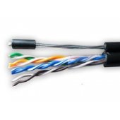 UTP4-C5E-MEDIAN-PE-OUTDOOR-305, T-FG8 (трос), 4x2xAWG24, CU (01-0336) кабель витая пара (LAN) для структурированных систем связи