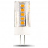 Лампа светодиодная LED 4 Вт 400 Лм 3000К теплая G4 керамика 12 В капсула Elementary 10714
