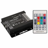 Контроллер-регулятор цвета RGBW с пультом ДУ VT-S07 VT-S07-4x6A (12-24V, ПДУ 24 кн, RF); 021317
