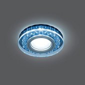 Светильник Backlight BL047 Кругл. Черный/Кристалл/Хром, Gu5.3, LED 4100K 1/40