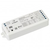 Контроллер SMART-TUYA-BLE-MULTI-SUF (12-24V, 5x3A, RGB-MIX, 2.4G) (IP20 Пластик) 033001