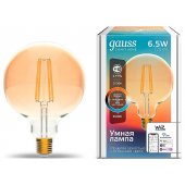 Лампа светодиодная Smart Home DIM+CCT E27 G95 Golden 6,5 Вт 2000-5500 К 1340112