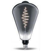 Лампа светодиодная LED-8.5W E27 Gray 165lm 1800K Filament ST164 Oversize 157802005