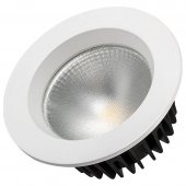 Светодиодный светильник LTD-105WH-FROST-9W Warm White 110deg 021067