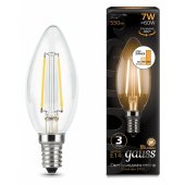 Лампа светодиодная LED Filament Candle E14 7Вт 2700K 103801107-S