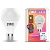 Лампа светодиодная Smart Home RGBW E27 A60 8.5 Вт 2700-6500K 1170112