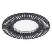 Точечный светильник Aluminium круг черный/хром, GU5.3 AL014