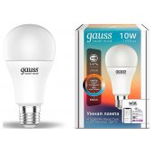 Лампа светодиодная Smart Home A60 10W 1055lm 2700-6500К E27 изм.цвет.темп.+​диммирование LED 1080112