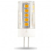 Лампа светодиодная LED 4 Вт 400 Лм 4100К белая G4 керамика 12 В капсула Elementary 10724