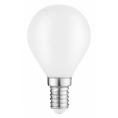 Лампа светодиодная Filament Шар LED-9Вт 590lm 3000К Е14 milky диммируемая LED 1/10/50 105201109-D
