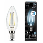 Лампа светодиодная LED Filament Candle E14 7Вт 4100K 103801207-S