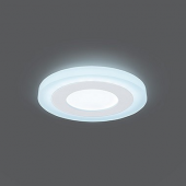 Светильник Backlight BL115 круглый, акрил, 3+3W, LED 4000K, Ø105, 1/40