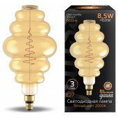 Лампа светодиодная LED-8.5W E27 Amber 660lm 2000K Filament Honeycomb Oversize 161802105