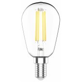 Лампа светодиодная филаментная E14 4,5W 2700K прозрачная 1141115