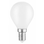Лампа светодиодная Filament Шар LED-9Вт 610lm 4100К Е14 milky диммируемая LED 1/10/50 105201209-D