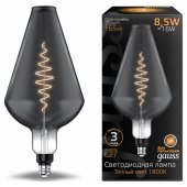 Лампа светодиодная LED-8.5W E27 Gray 165lm 1800K Filament Vase Oversize 180802005