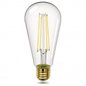 Лампа светодиодная LED 10 Вт 970 Лм 4100К Е27 ST64 Filament 157802210