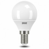 Лампа светодиодная LED 10 Вт 750 Лм холодная 6500К Е14 шар Elementary 53130
