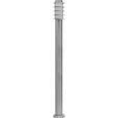 11814; Светильник садово-парковый DH027-1100, Техно столб, 18W E27 230V, серебро