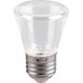 25909; Лампа светодиодная LB-372 Колокольчик прозрачный E27 1W 2700K
