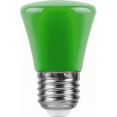 25912; Лампа светодиодная LB-372 Колокольчик E27 1W зеленый