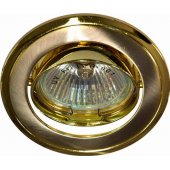 17534; Светильник встраиваемый 301T-MR16 потолочный MR16 G5.3 титан-золото