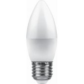 25938; Лампа светодиодная LB-570 Свеча E27 9W 6400K