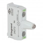 024272; Блок со встроенным светодиодом для головок - Osmoz для кнопочных постов - 230 В - зеленый