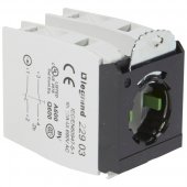 022966; Комплектующий блок для кнопок - Osmoz для компл. - без подсветки - под винт - 2xН.О./Н.З. + 3-постовой монт. адаптер