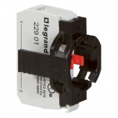 022961; Комплектующий блок для кнопок - Osmoz для комплектации - без подсветки - под винт - Н.З. + 1-постовой монт. адаптер