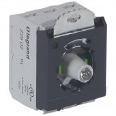 023018; Комплектующий блок для кнопок - Osmoz для комплектации - с подсветкой - под винт - 230 В - 2Н.О. - зеленый - 3 поста