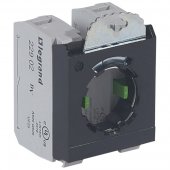 022974; Комплектующий блок для кнопок - Osmoz для комплектации - без подсветки - под винт - 2Н.О. + 3-постовой монт. адаптер