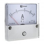 ama-801-100; Амперметр аналоговый на панель (80х80) круглый вырез 100А трансф. подкл.