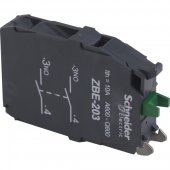 ZBE203; XB5 Блок контактный 2НО 3А 240В для кнопок и переключателей XB4, ХВ5