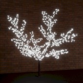 531-235; Светодиодное дерево "Сакура", высота 3.6м, диаметр кроны 3.0м, белые светодиоды, IP65, понижающий трансформатор в комплекте,