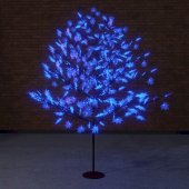 531-513; Светодиодное дерево "Клён", высота 2.1м, диаметр кроны 1.8м, синие светодиоды, IP65, понижающий трансформатор в комплекте,